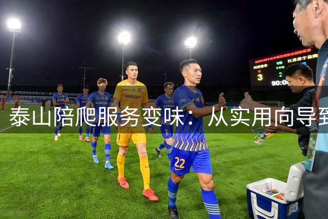 泰山陪爬服务变味：从实用向导到亲密互动引争议